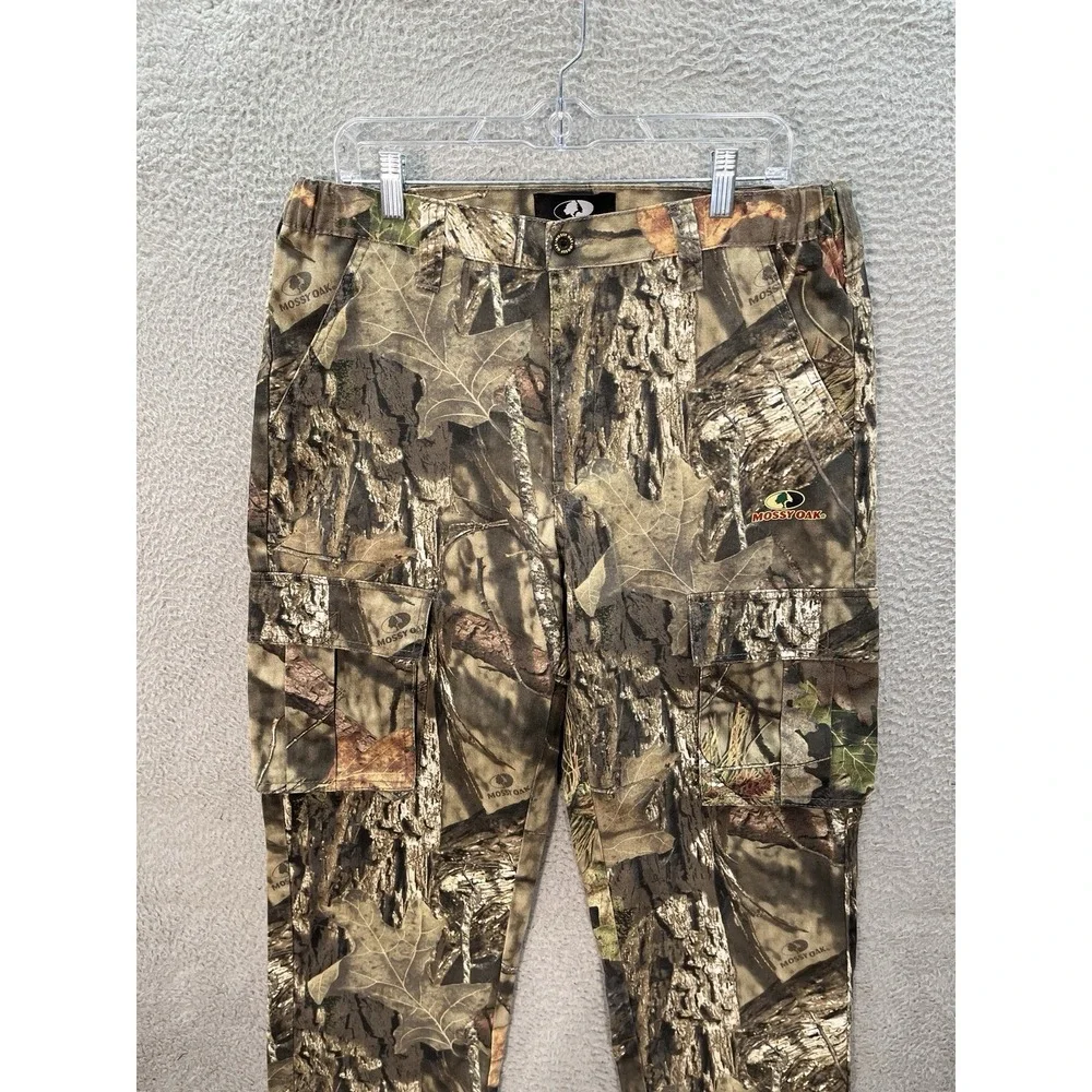 Mossy Oak Pants Mens Medium Camouflage Cargo‎ Break Up Country Camo Outdoors